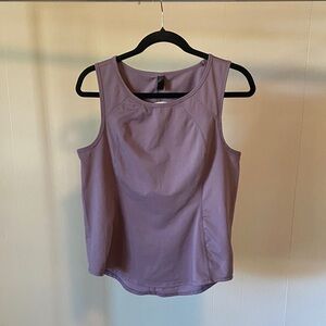 Women's Athletic Purple Sleeveless Top